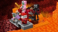 Фото к инструкции LEGO Minecraft 21139 The Nether Fight (Бой в Подземелье)