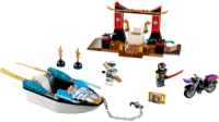 Фото к инструкции LEGO Juniors 10755 Zanes Ninja Boat Pursuit (Погоня на моторной лодке Зейна)