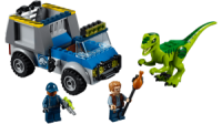 Фото к инструкции LEGO Juniors 10757 Raptor Rescue Truck (Грузовик спасателей для перевозки раптора)